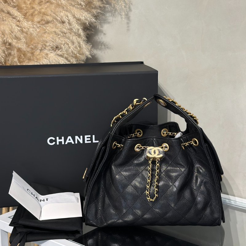 CHANEL 25 Hobo bag - 小號黑金-9