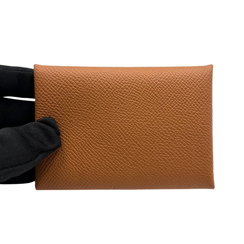 【美收精品】HERMES 金棕色卡夾 W刻 C-417【隔月月中將轉賣至日本 上架期限30天】-1