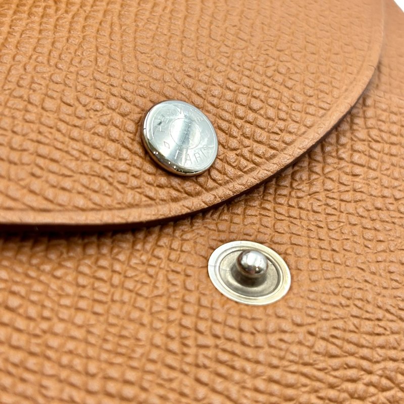 【美收精品】HERMES 金棕色卡夾 W刻 C-417【隔月月中將轉賣至日本 上架期限30天】-7