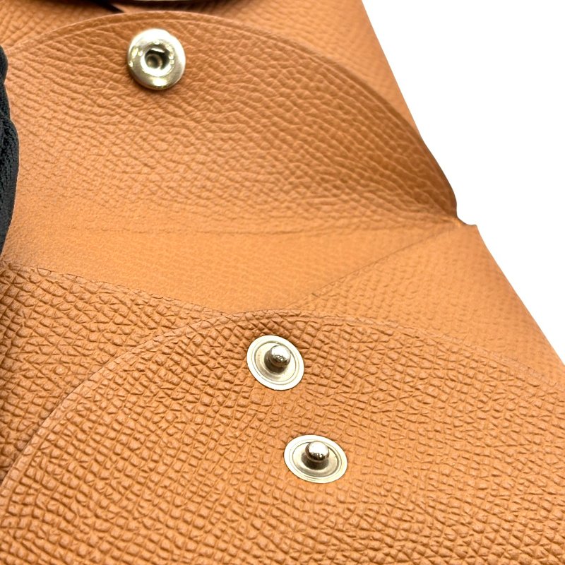 【美收精品】HERMES 金棕色卡夾 W刻 C-417【隔月月中將轉賣至日本 上架期限30天】-8