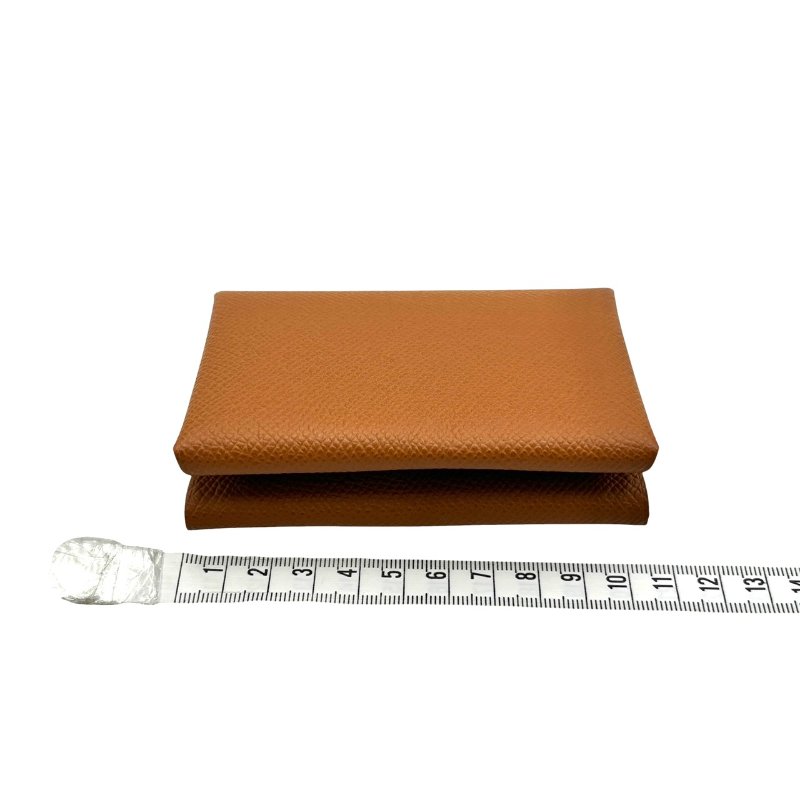 【美收精品】HERMES 金棕色卡夾 W刻 C-417【隔月月中將轉賣至日本 上架期限30天】-11