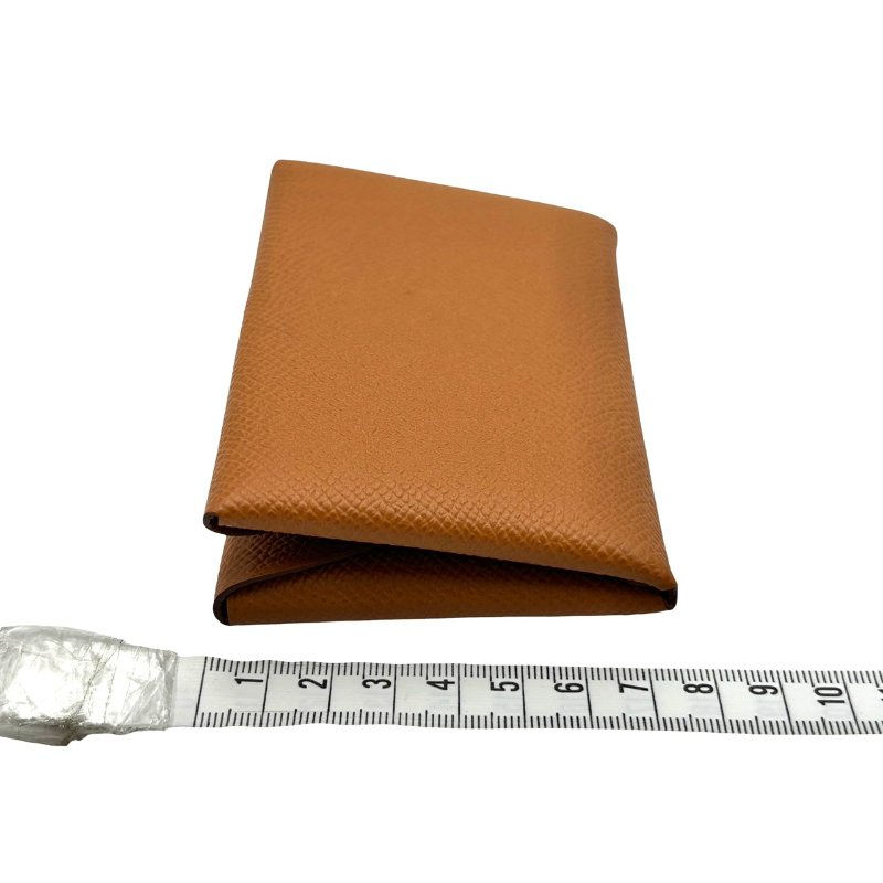 【美收精品】HERMES 金棕色卡夾 W刻 C-417【隔月月中將轉賣至日本 上架期限30天】-12