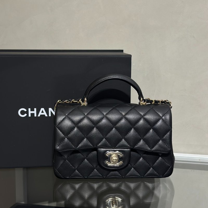 CHANEL Handle Mini CF20 - 黑金-0
