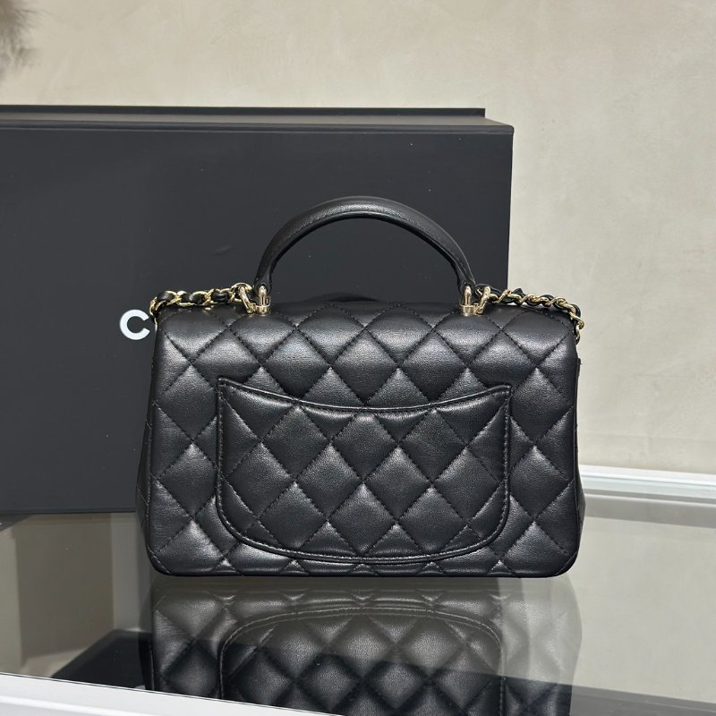 CHANEL Handle Mini CF20 - 黑金-5