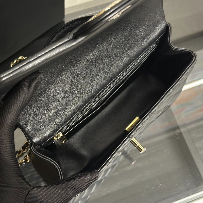 CHANEL Handle Mini CF20 - 黑金-7