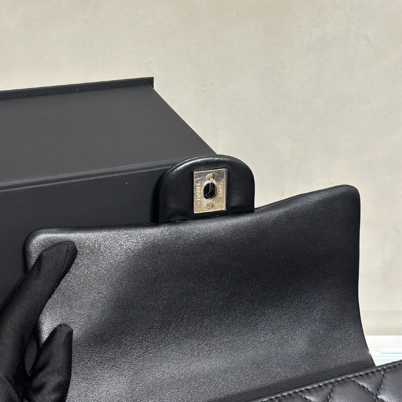 CHANEL Handle Mini CF20 - 黑金-8