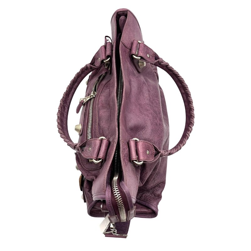 【美收精品】Balenciaga 紫色機車包 C-435【隔月月中將轉賣至日本 上架期限30天】-4