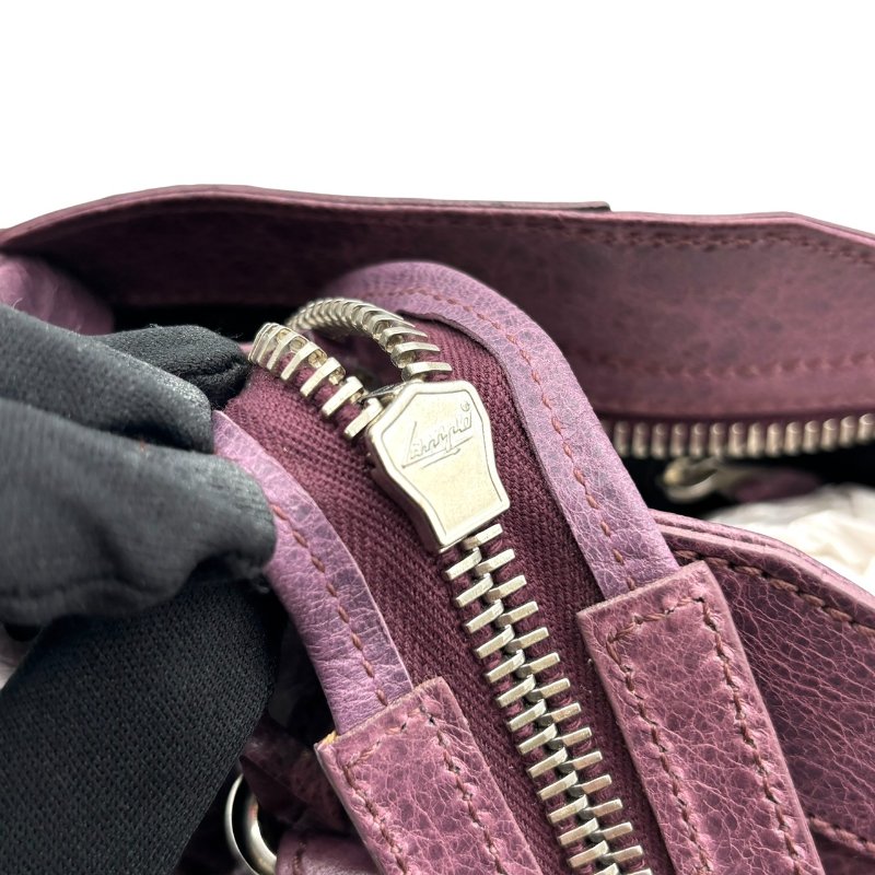 【美收精品】Balenciaga 紫色機車包 C-435【隔月月中將轉賣至日本 上架期限30天】-12