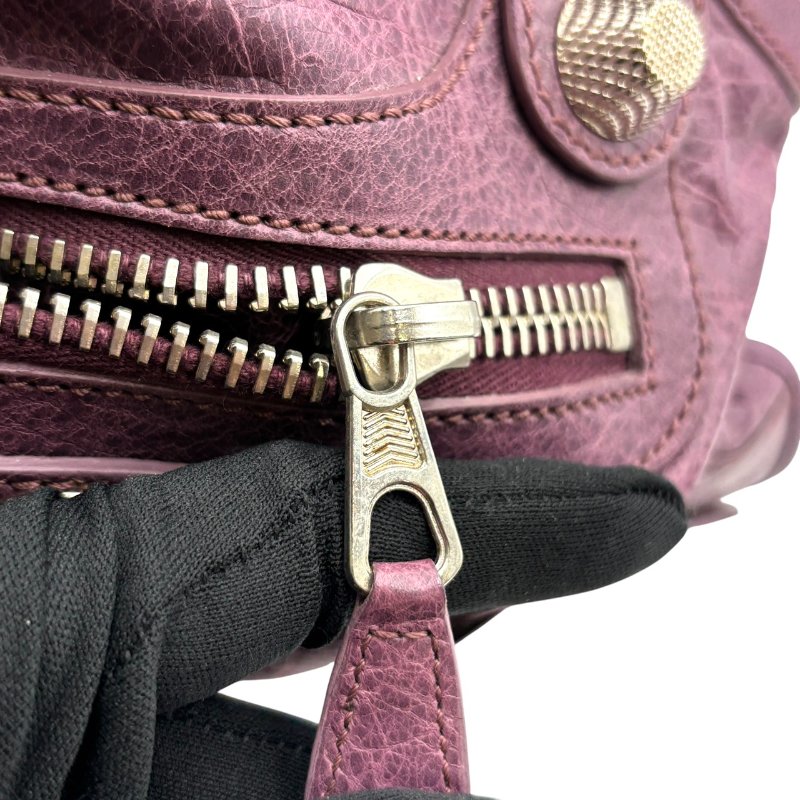 【美收精品】Balenciaga 紫色機車包 C-435【隔月月中將轉賣至日本 上架期限30天】-16