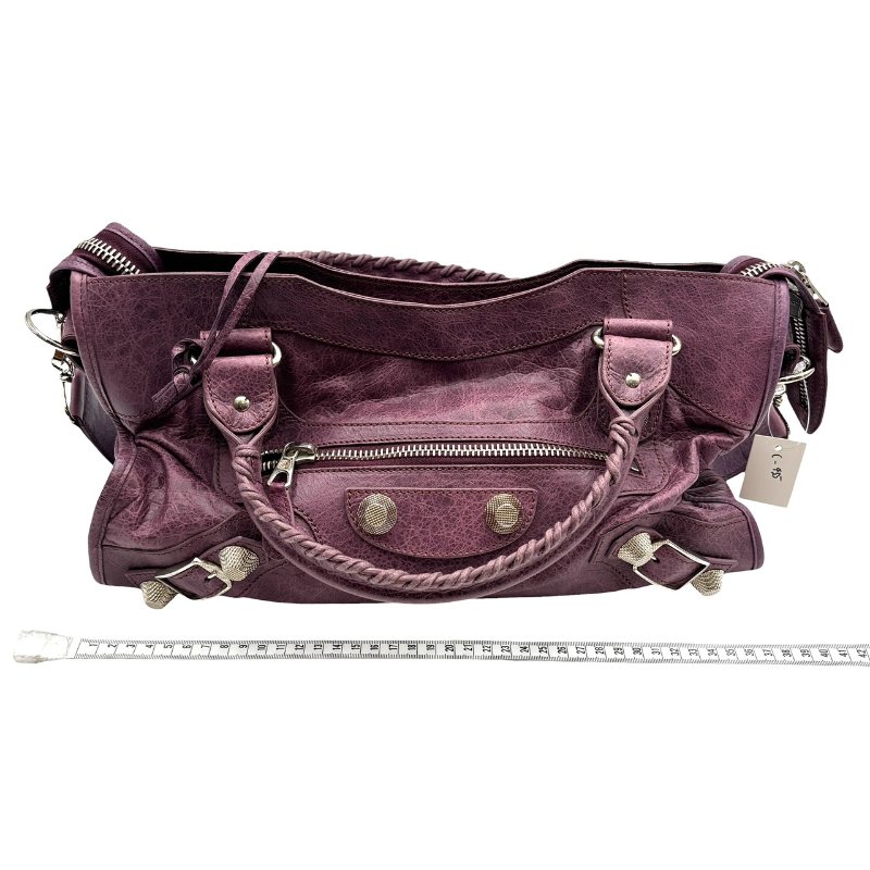 【美收精品】Balenciaga 紫色機車包 C-435【隔月月中將轉賣至日本 上架期限30天】-18