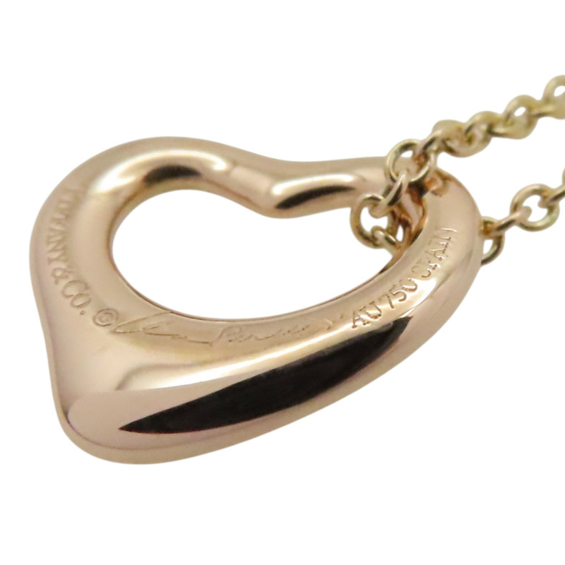 18K玫瑰金 Open Heart 項鍊【Tiffany & Co 蒂芬妮】 60957398-9
