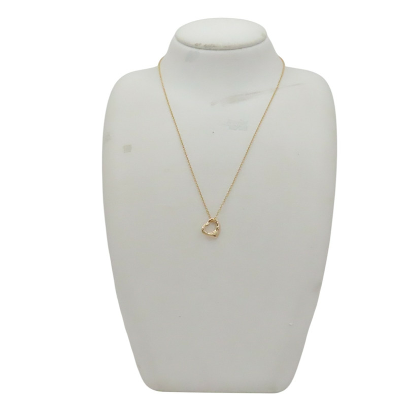 18K玫瑰金 Open Heart 項鍊【Tiffany & Co 蒂芬妮】 60957398-10
