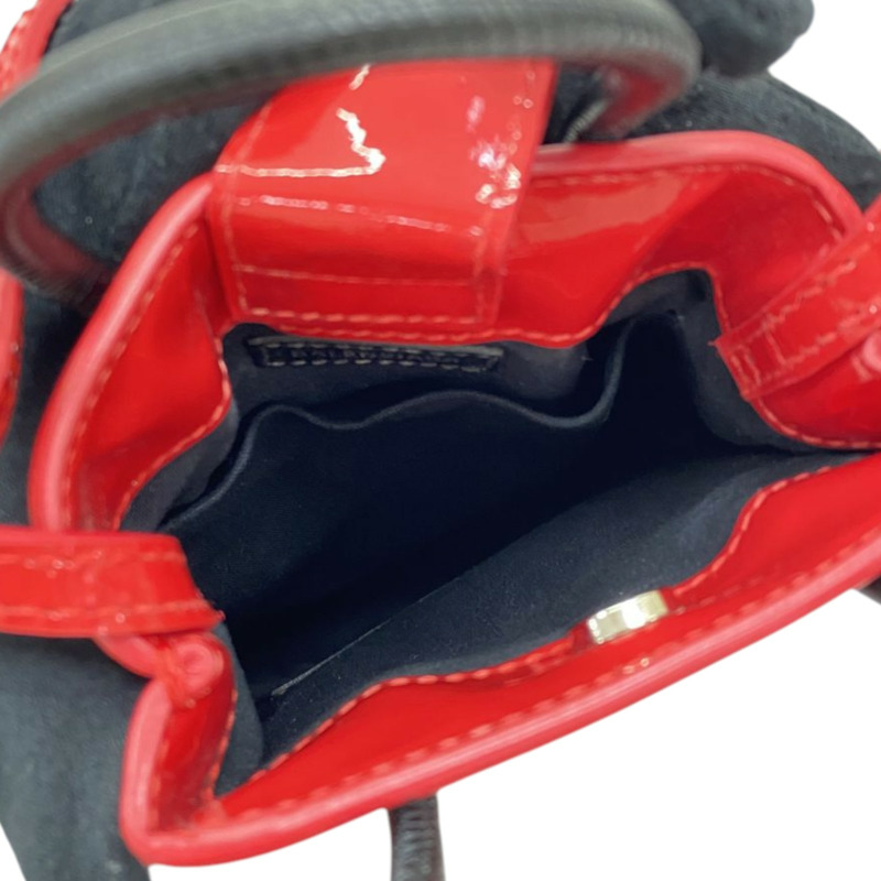 紅色 漆皮 Shopping Phone Holder 手機包 肩背包【Balenciaga 巴黎世家】 593826-2