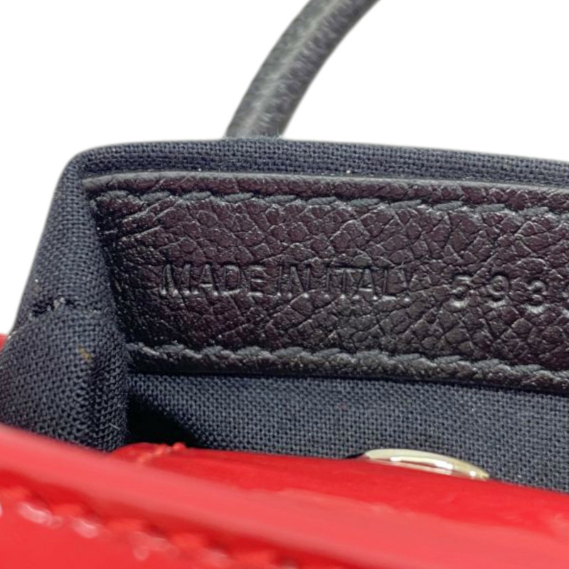 紅色 漆皮 Shopping Phone Holder 手機包 肩背包【Balenciaga 巴黎世家】 593826-4