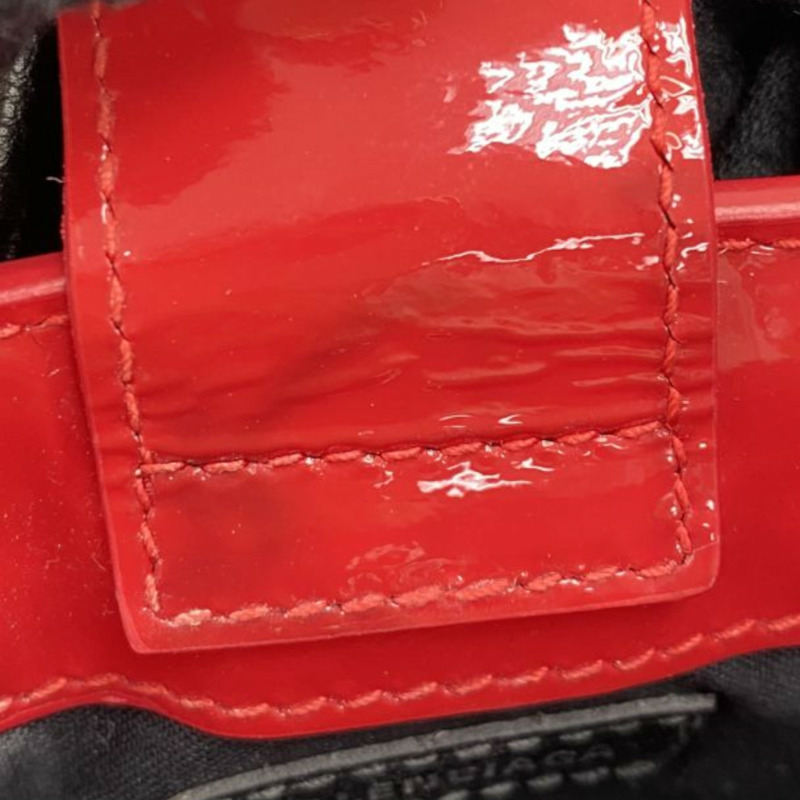 紅色 漆皮 Shopping Phone Holder 手機包 肩背包【Balenciaga 巴黎世家】 593826-9
