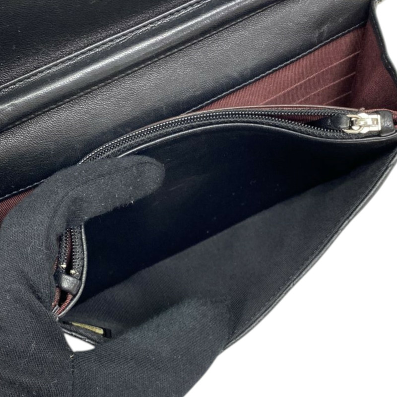 黑色 菱格紋 羊皮 Chain 鍊帶 肩背包【CHANEL 香奈兒】 A33814-2