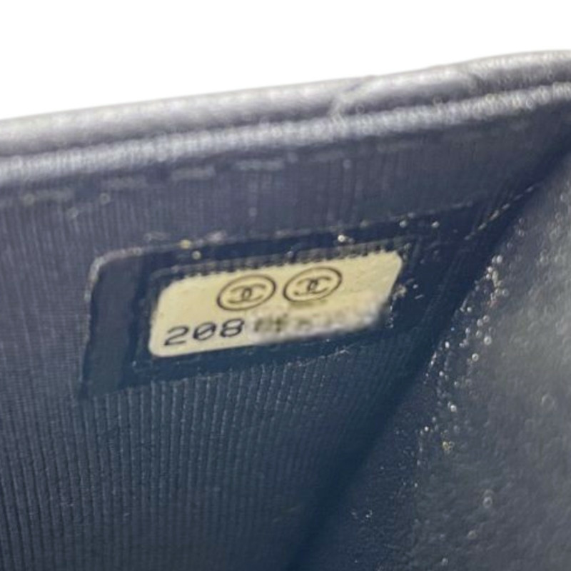 黑色 菱格紋 羊皮 Chain 鍊帶 肩背包【CHANEL 香奈兒】 A33814-8