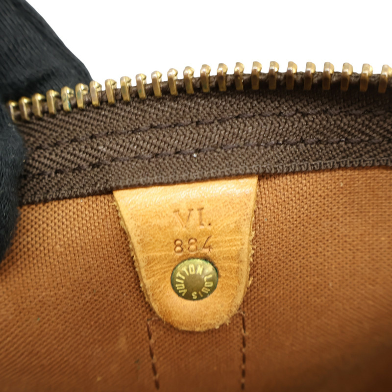 棕色 原花帆布 Keepall50 手提包【LOUIS VUITTON LV 路易威登】 M41426-4
