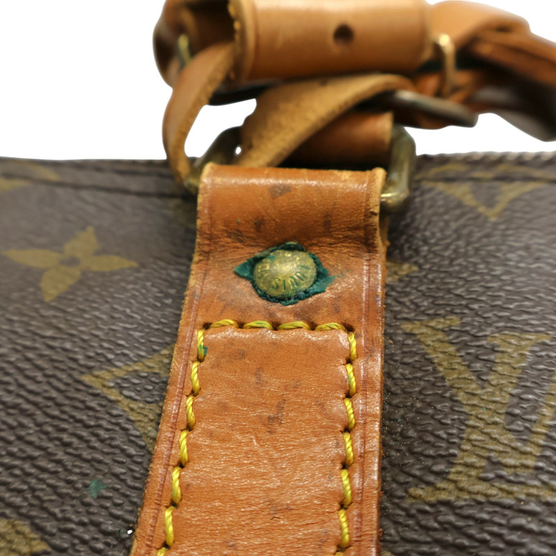 棕色 原花帆布 Keepall50 手提包【LOUIS VUITTON LV 路易威登】 M41426-10