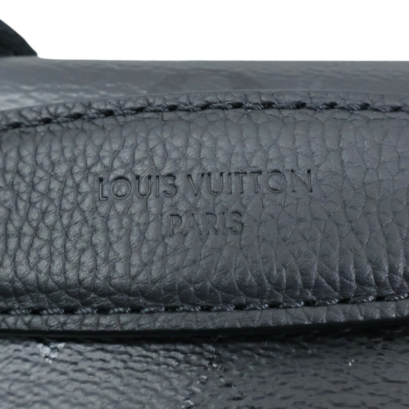 黑色 原花牛皮 Rush Bumbag 腰包【LOUIS VUITTON LV 路易威登】 M26763-4