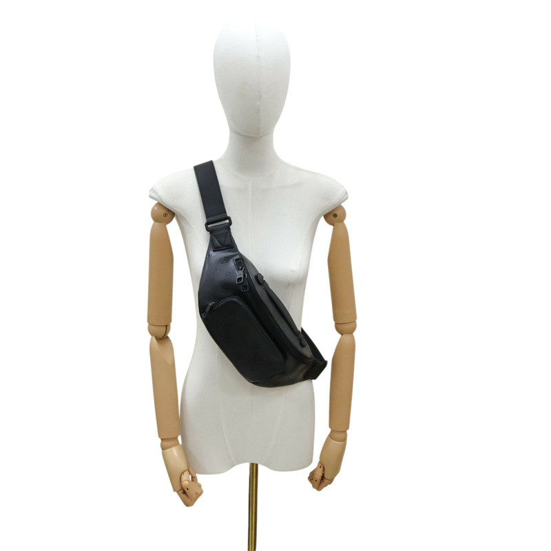 黑色 原花牛皮 Rush Bumbag 腰包【LOUIS VUITTON LV 路易威登】 M26763-6
