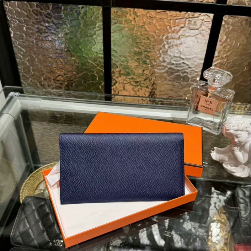 超值！ 愛馬仕 Hermès 深海藍 Epsom 長夾｜T刻｜附盒｜近全新成色-2