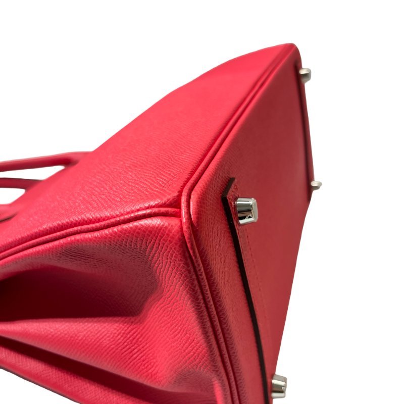 Used HERMÈS Epsom leather Birkin 30 Handbag Pink PHW-5