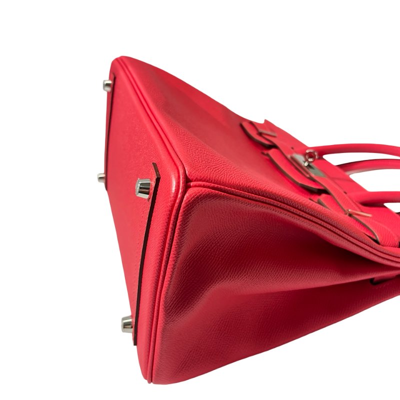 Used HERMÈS Epsom leather Birkin 30 Handbag Pink PHW-9