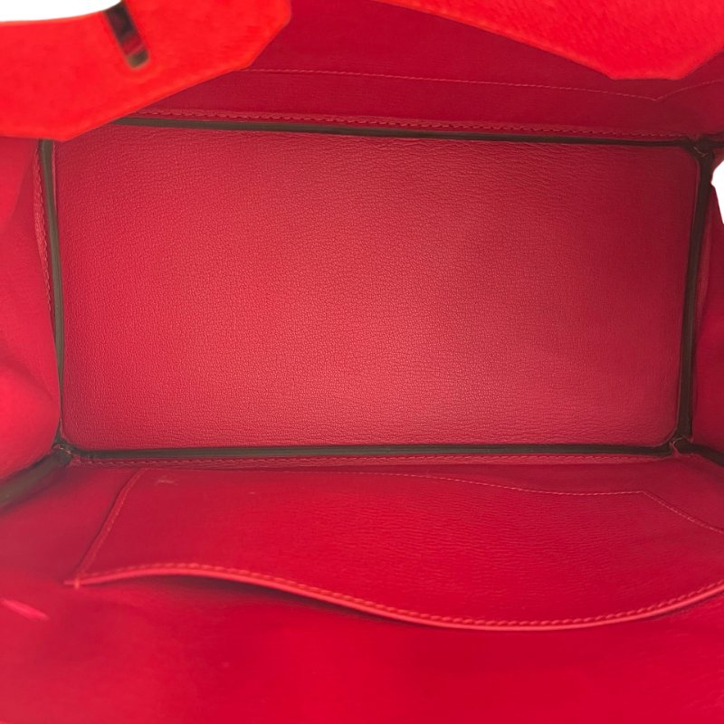 Used HERMÈS Epsom leather Birkin 30 Handbag Pink PHW-13