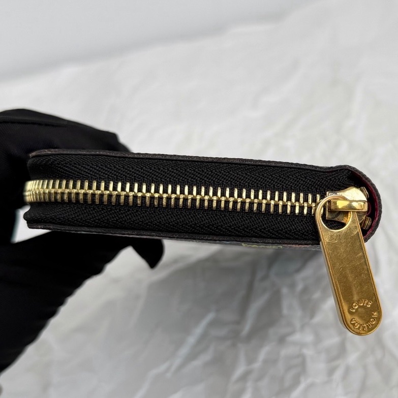 【近新閒置品】路易威登 LV Louis Vuitton 限量村上隆黑三彩錢包長夾 證件票卡夾-8