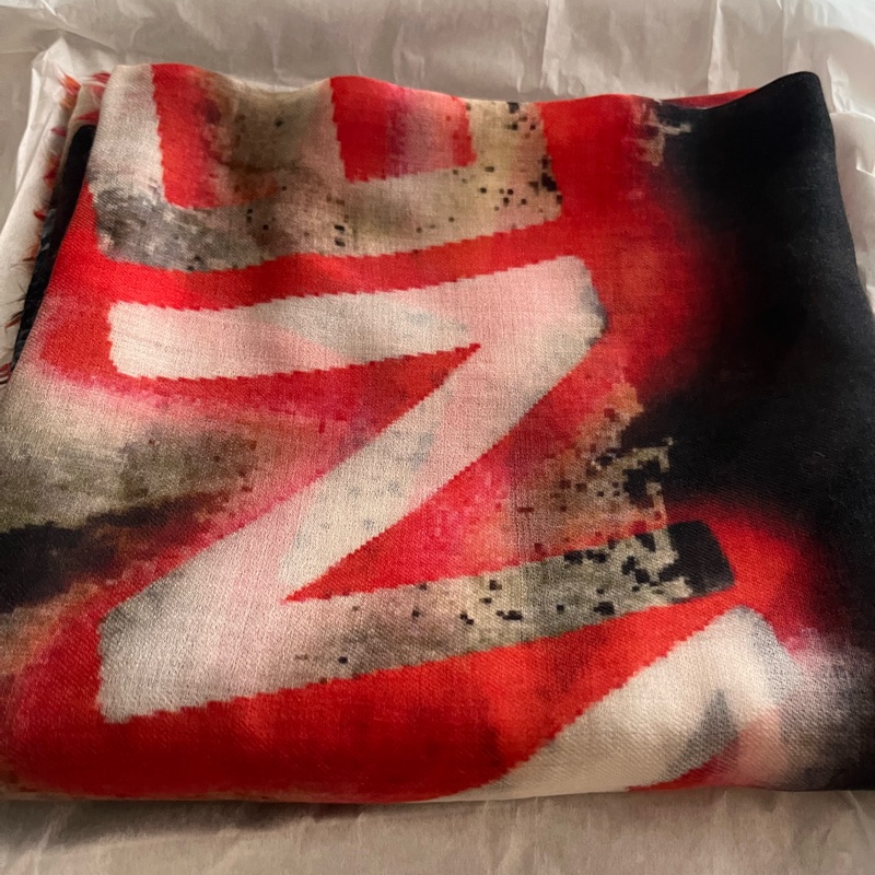 CHANEL 圍巾絲巾材質喀什米爾-6