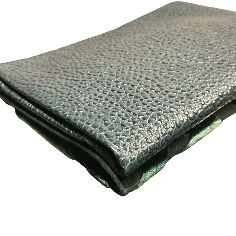 Used BURBERRY Cross Body Bag Green-7