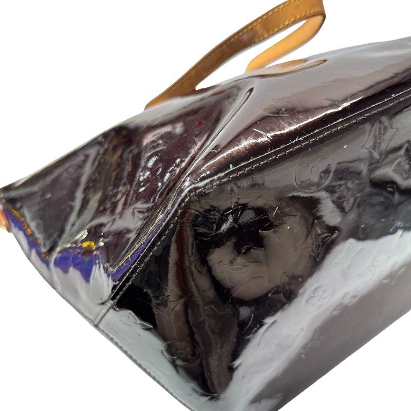 Used LOUIS VUITTON BELLEVUE Shoulder Bag Deep Red GHW-6