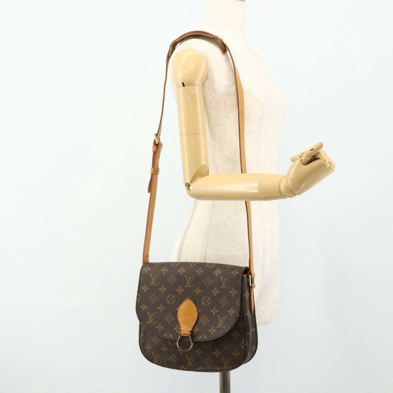 【日本直送】路易威登 Monogram Saint Cloud GM 肩背包 M51242 LV Auth 177092A-25
