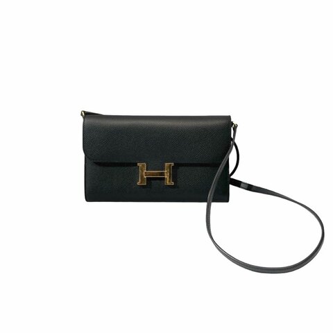 Used HERMÈS Constance to go Cross Body Bag Black GHW