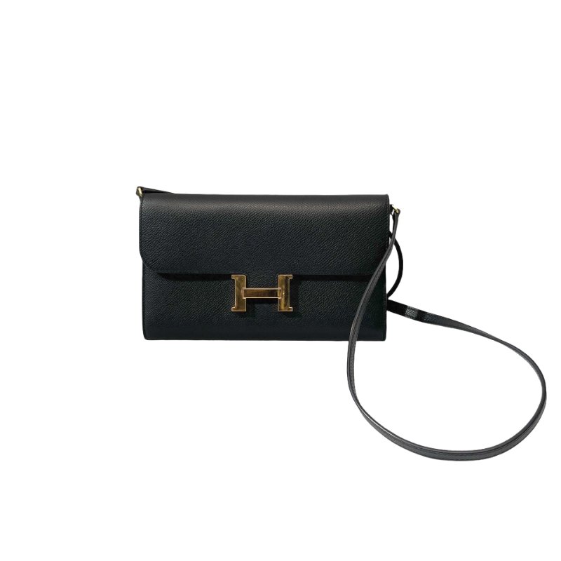 Used HERMÈS Constance to go Cross Body Bag Black GHW-0