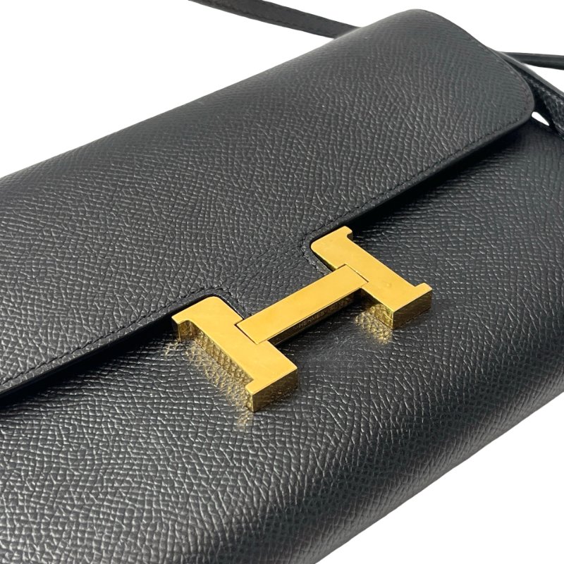 Used HERMÈS Constance to go Cross Body Bag Black GHW-2