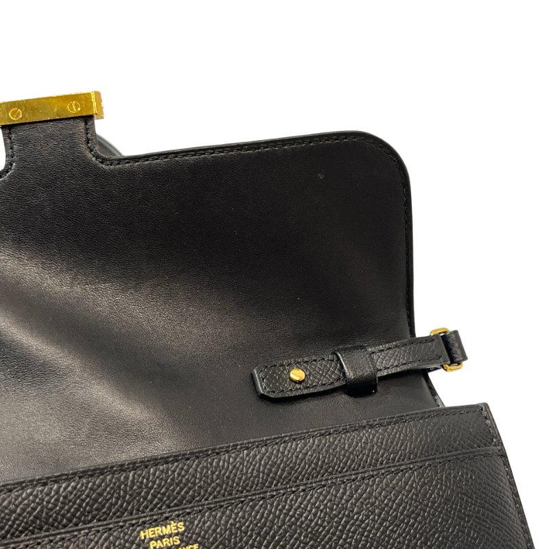 Used HERMÈS Constance to go Cross Body Bag Black GHW-7
