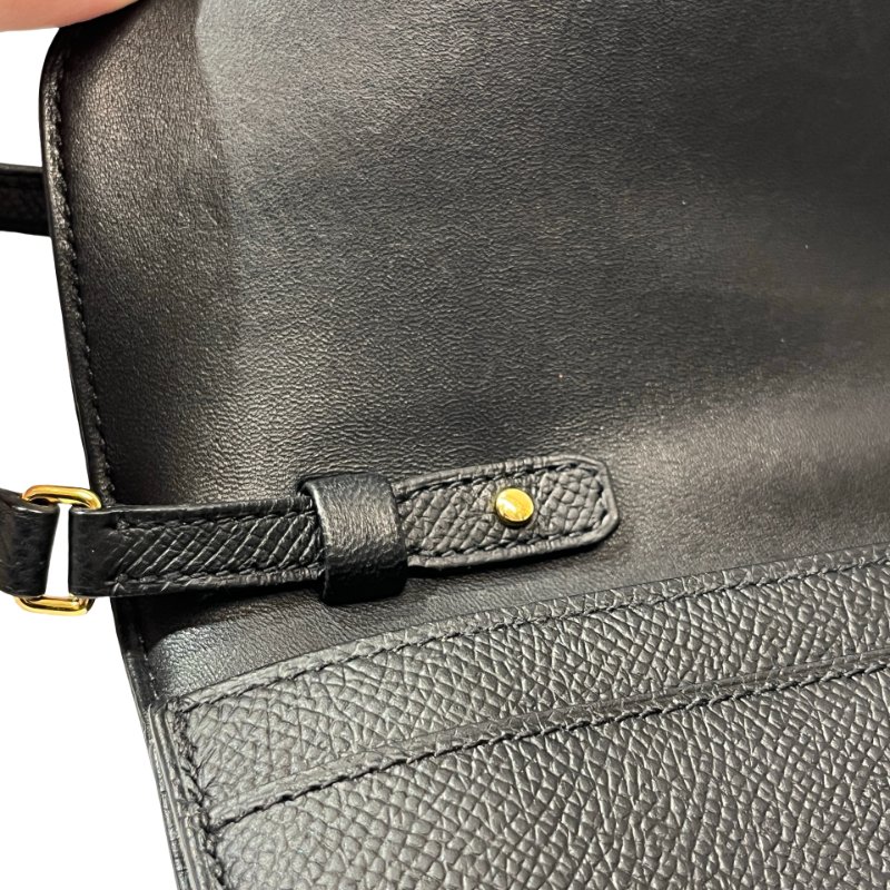 Used HERMÈS Constance to go Cross Body Bag Black GHW-11