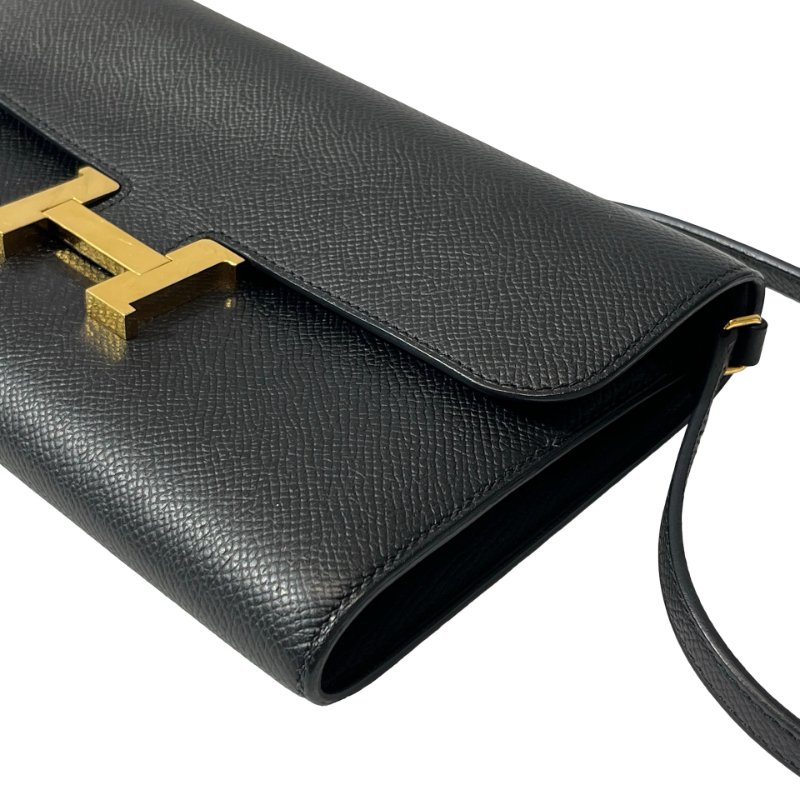 Used HERMÈS Constance to go Cross Body Bag Black GHW-14