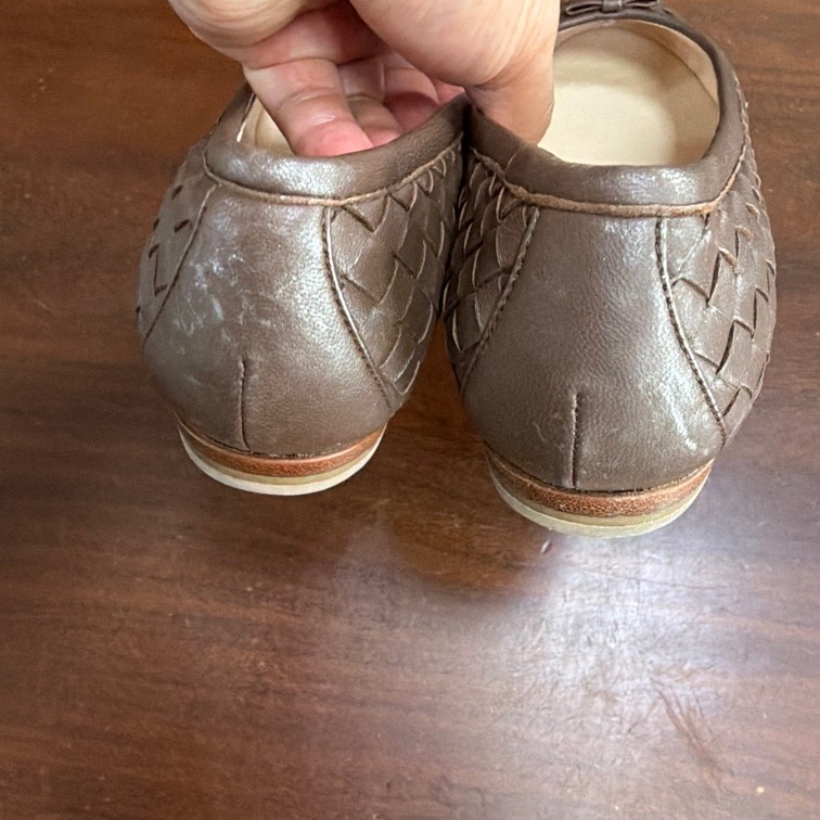 Bottega VENETA 編織 休閒娃娃鞋 義大利  37 1/2-2