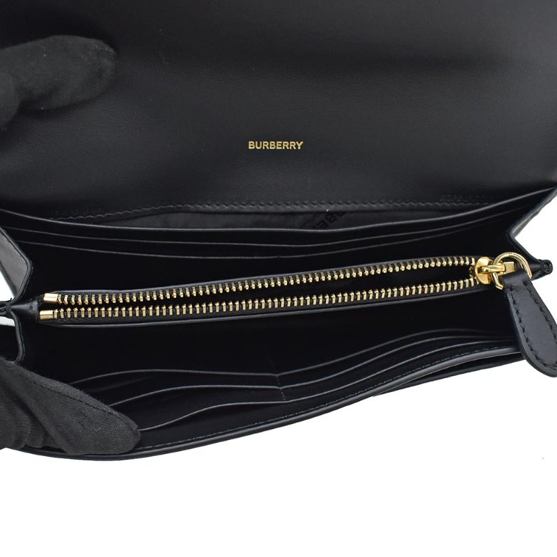 【門市全新現貨】BURBERRY 經典格紋PVC帆布翻蓋皮夾長夾(附原廠防塵袋)-1