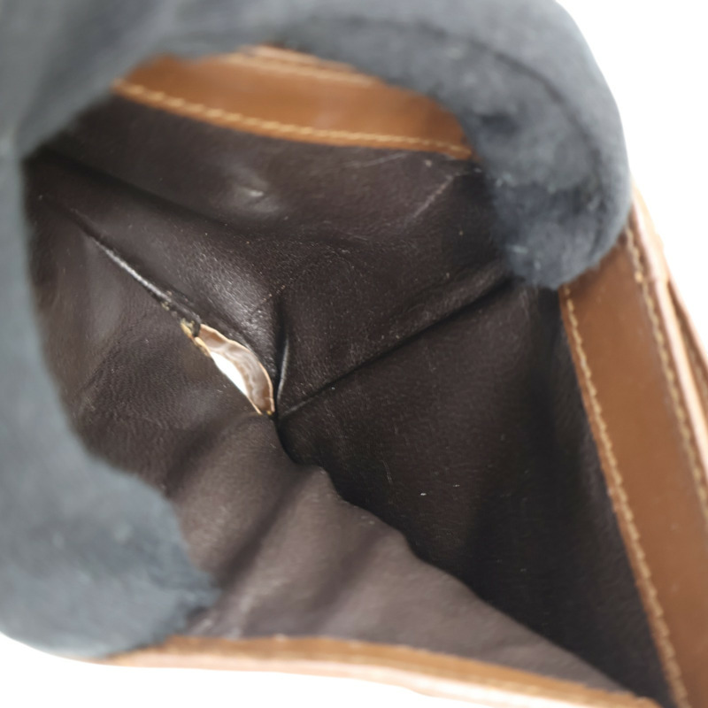 棕色 帆布 Jackie Compact 扣式短夾 05470【GUCCI 古馳】 05470-3