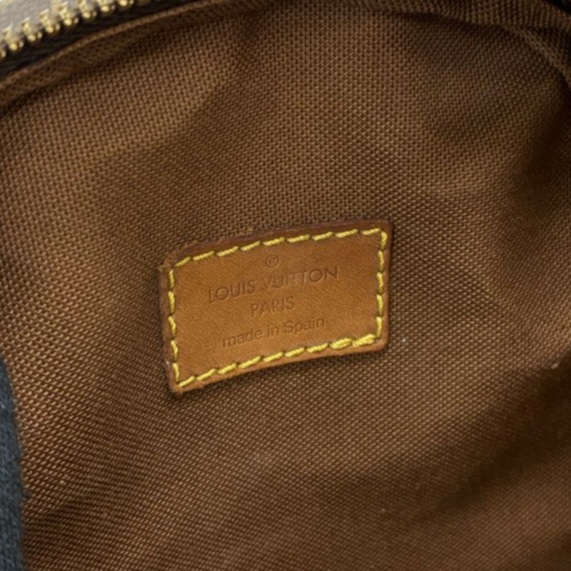 棕色 原花帆布 Pochette Gange 胸口包【LOUIS VUITTON LV 路易威登】 M51870-3