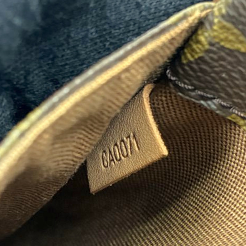 棕色 原花帆布 Pochette Gange 胸口包【LOUIS VUITTON LV 路易威登】 M51870-4