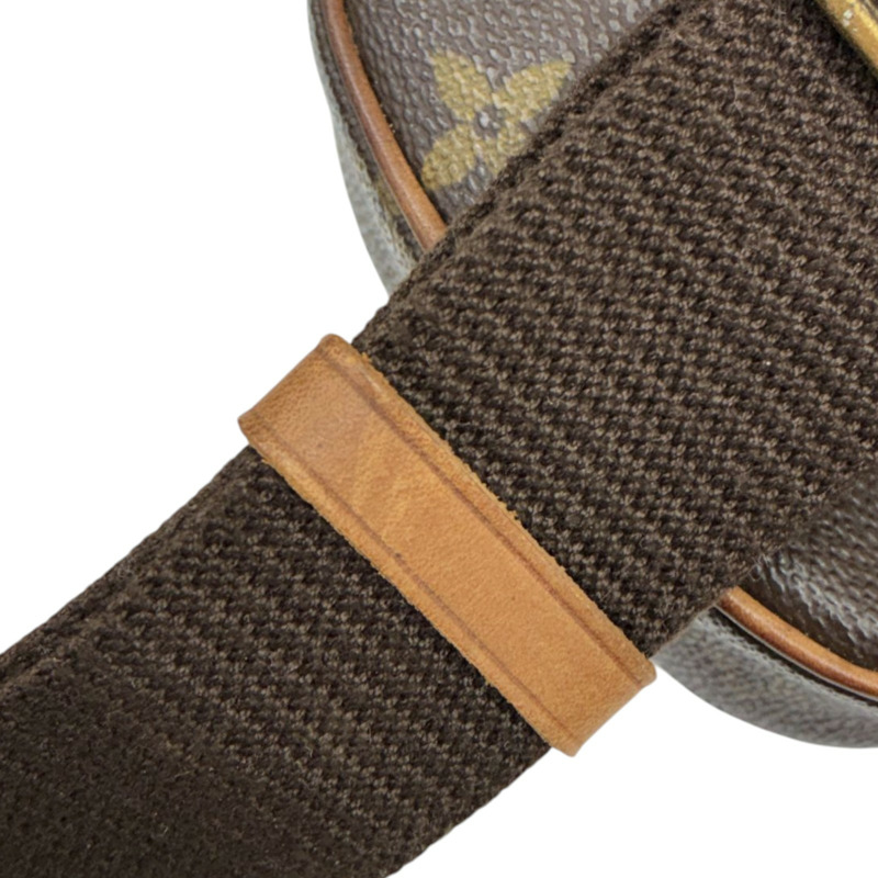 棕色 原花帆布 Pochette Gange 胸口包【LOUIS VUITTON LV 路易威登】 M51870-10