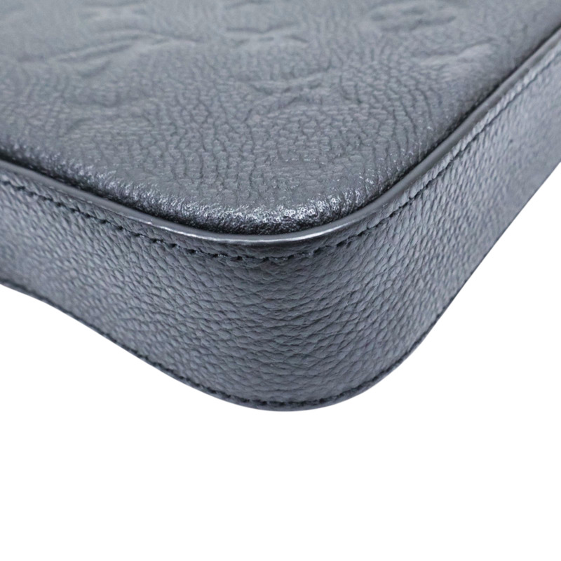 黑色 壓紋牛皮 Pochette Felicie 鍊帶 肩背包【LOUIS VUITTON LV 路易威登】 M82477-9