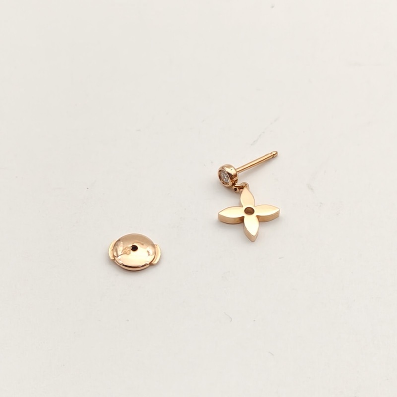 LOUIS VUITTON 18K玫瑰金鑽石IDYLLEBLOSSOM耳釘-1