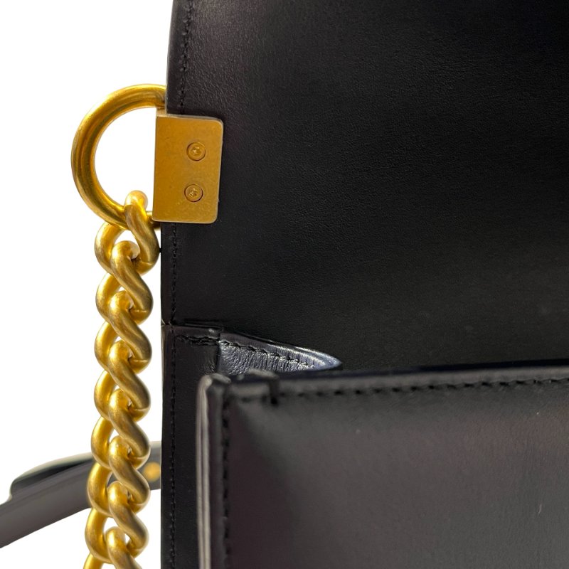 Used CHANEL Lambskin Leather Boy 25 Cross Body Bag-7