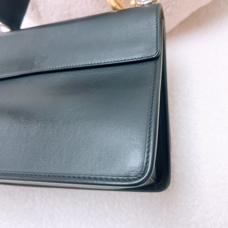 Fendi Kan I 黑色手提斜挎包-7